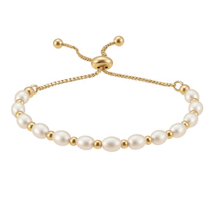 Pearl Bolo Bracelet