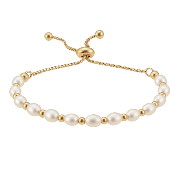 Pearl Bolo Bracelet
