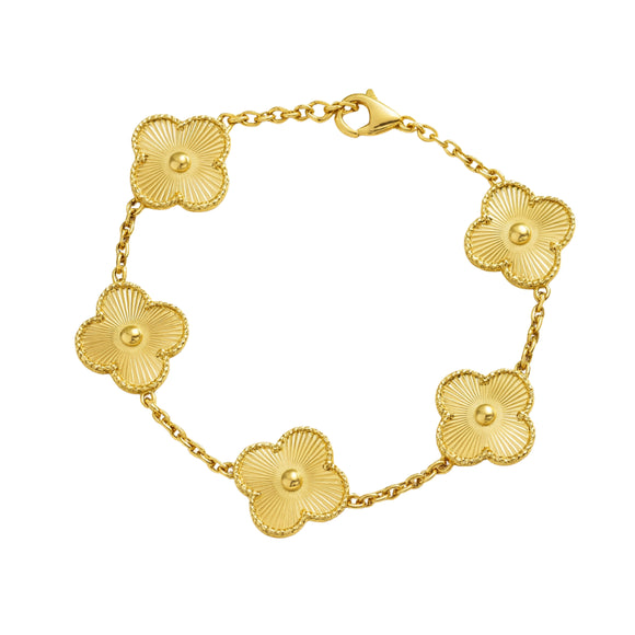 Quatrefoil Bracelet Gold