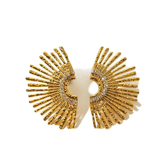 Radiant Fan Earrings