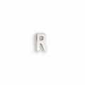 silver letter R charm