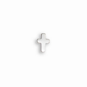 silver cross charm