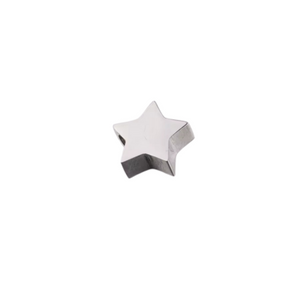 Star Charm Silver 6mm