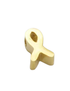 G1-  Survivor Charm Gold 6mm