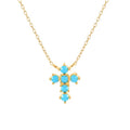 Turquoise Cross Large