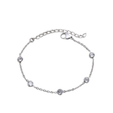 Diamond (Simulated)  Bezel Bracelet