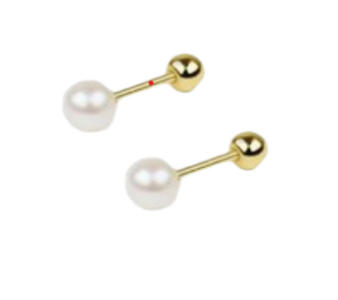 Pearl Stud with Ball Back