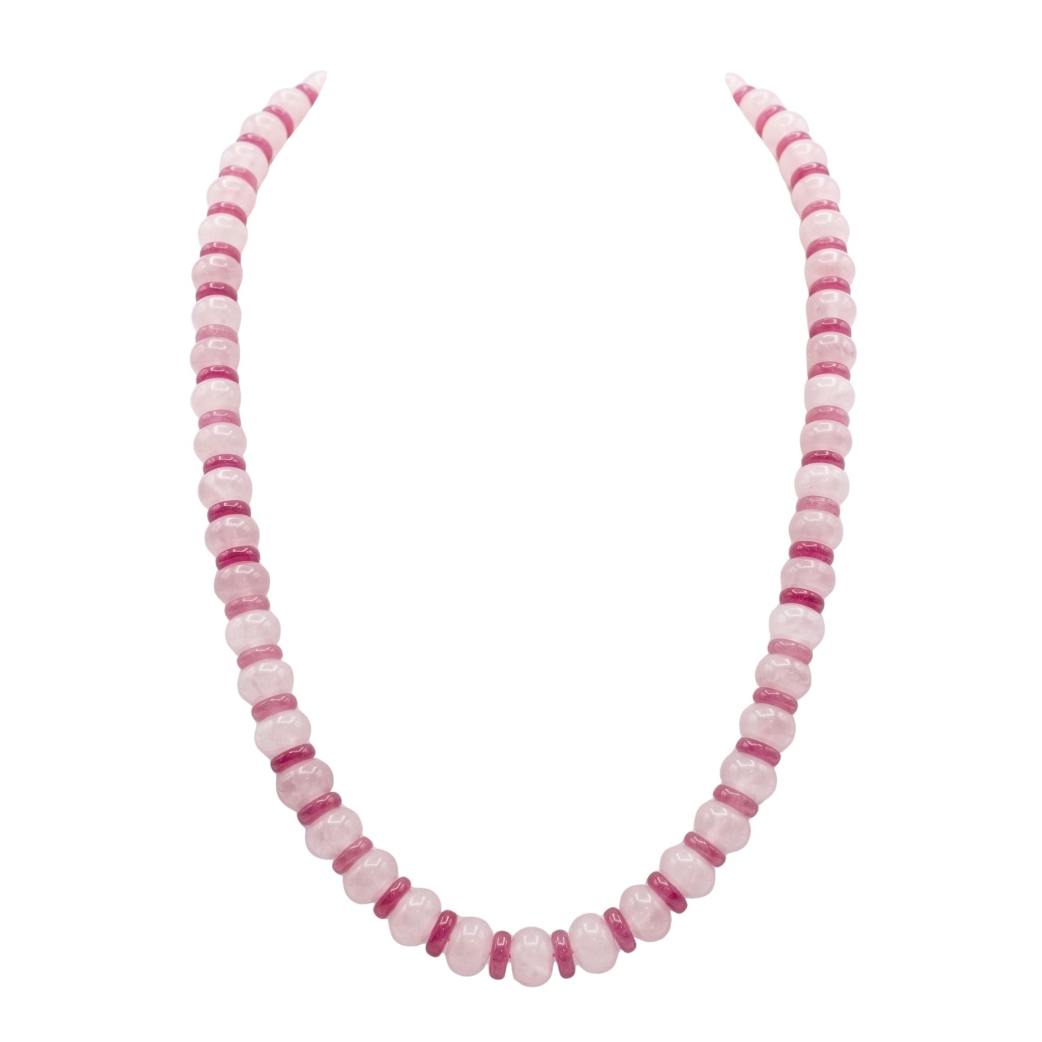 Pink Natural Stone Necklace