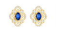 Victorian Blue Earrings