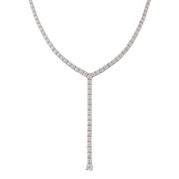 Y Sim Diamond Necklace