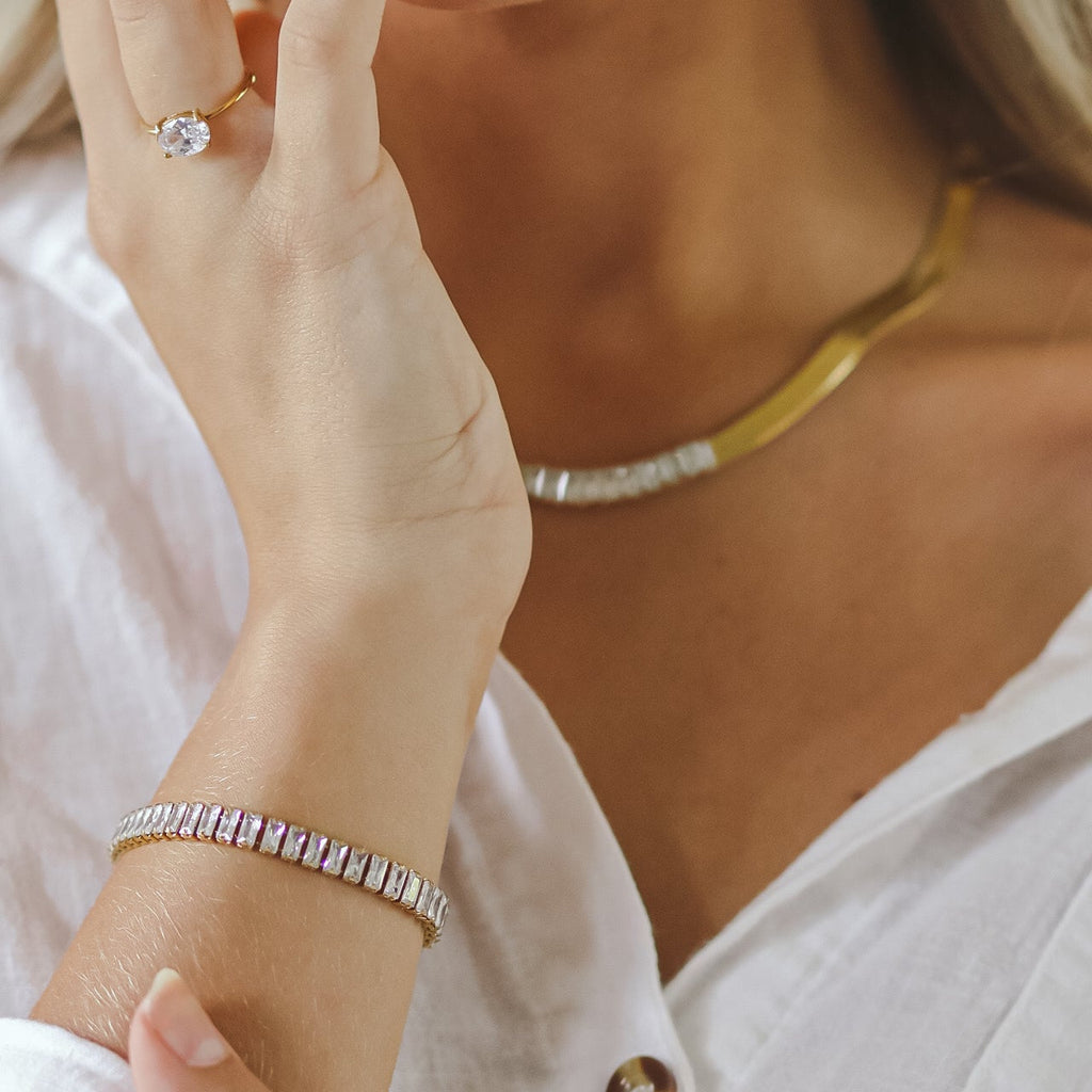 Baguette Bolo Bracelet