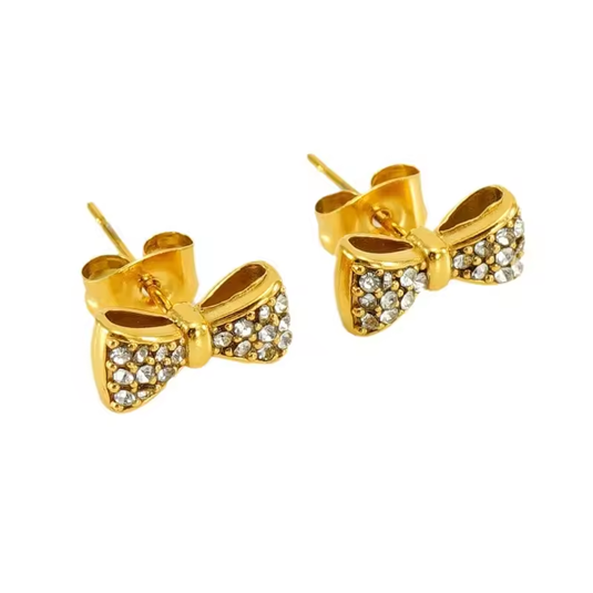 Dainty Bow Earrings