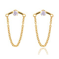 Chain Drape Stud