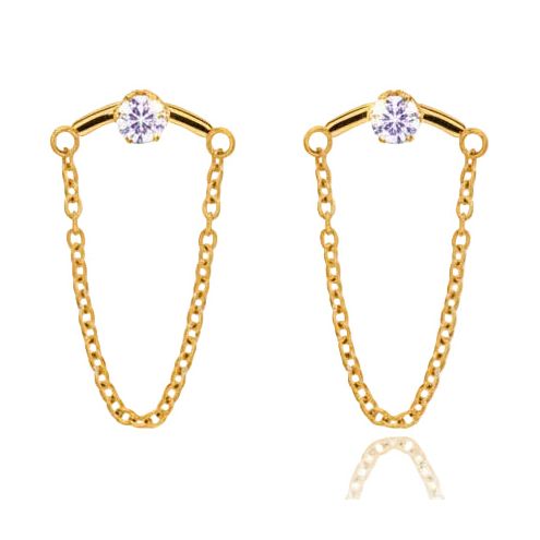 Chain Drape Stud