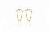 Chain Drape Stud