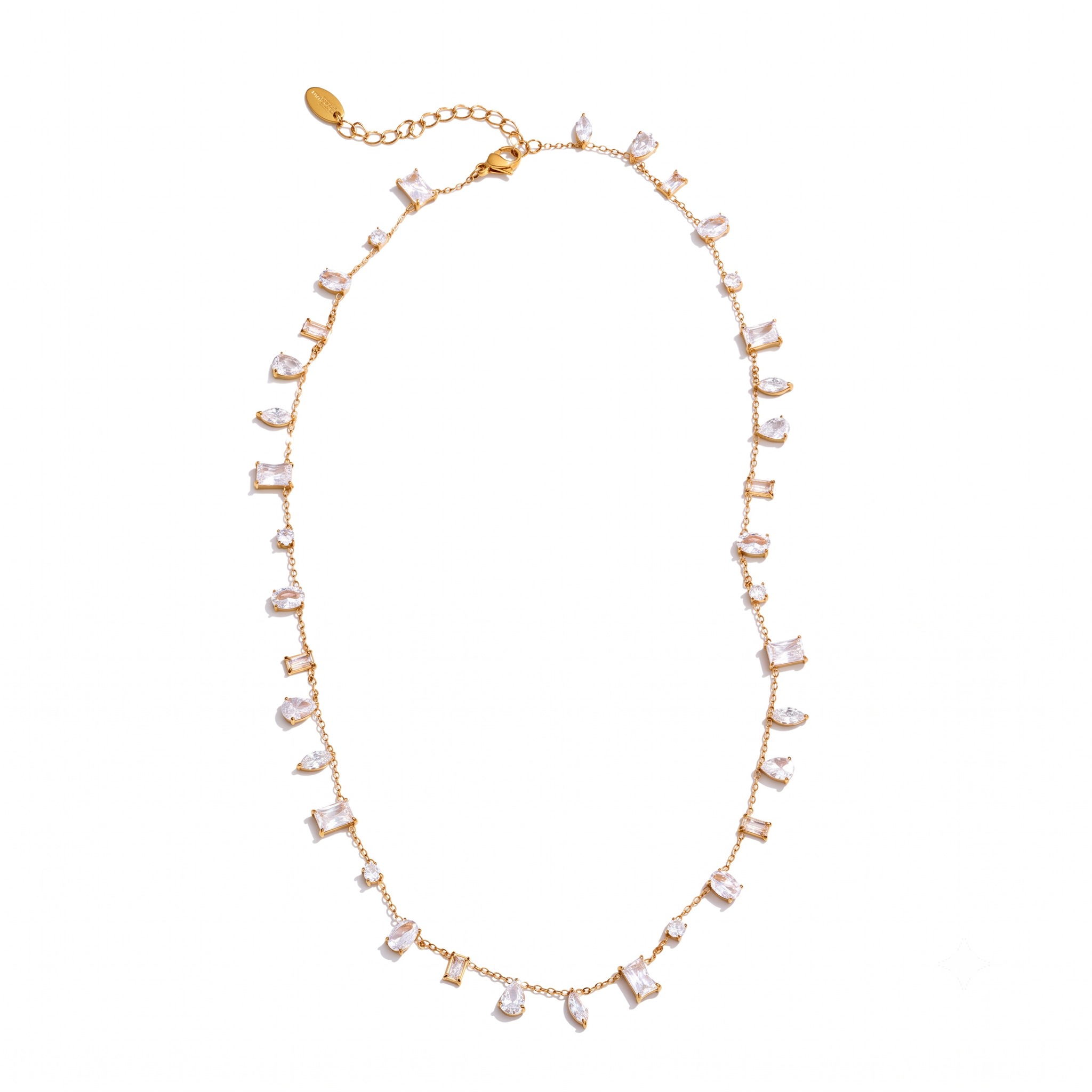diamond waterproof necklace