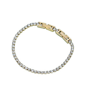 Diamond (sim) 3.5 Ct Tennis-Gold