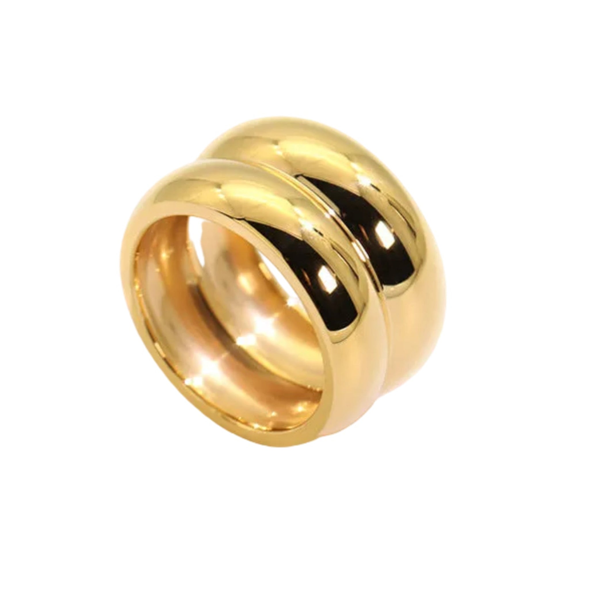 gold chunky ring