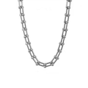 Horseshoe Link Chain Silver