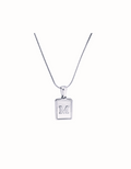Mother of Pearl Initial - Silver