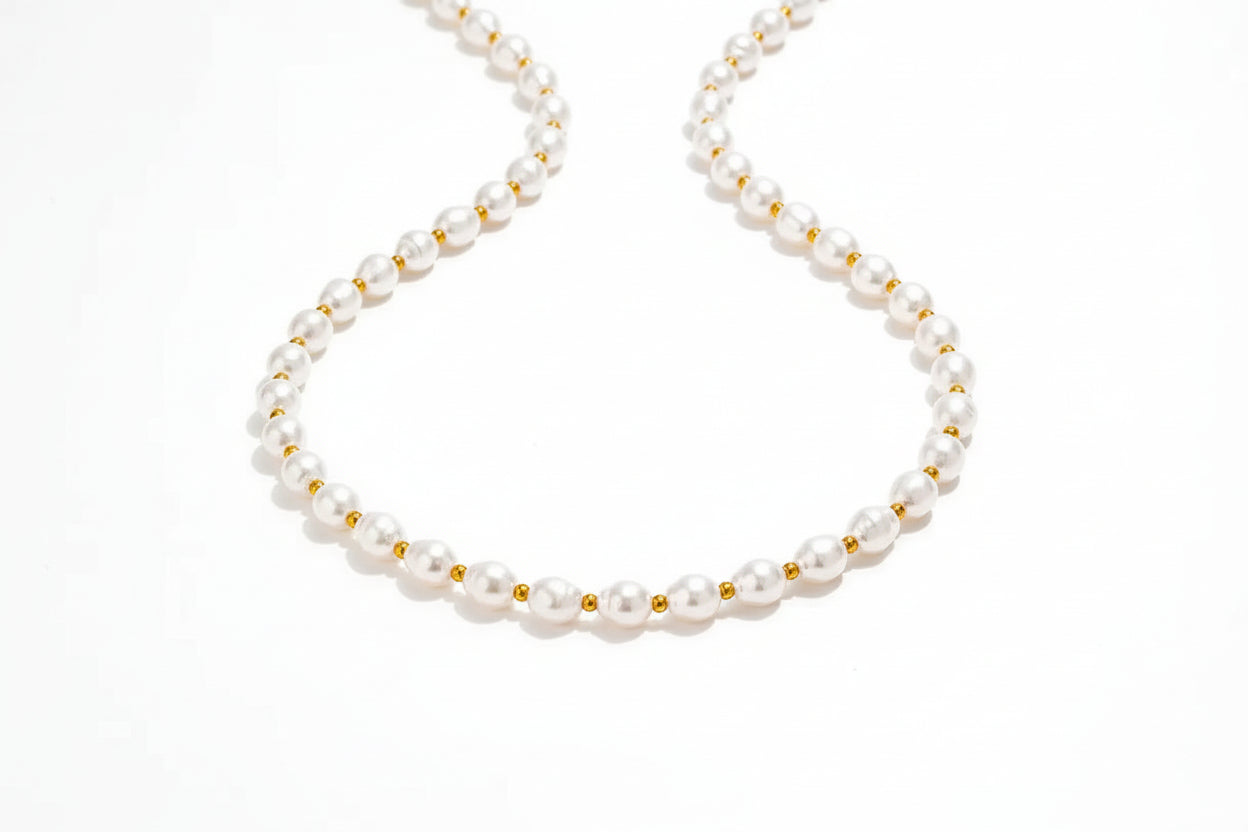 Irregular Pearl Necklace