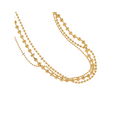 Multi Gold Bead Necklace