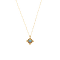 Opal Compass Necklace (Synthetic)