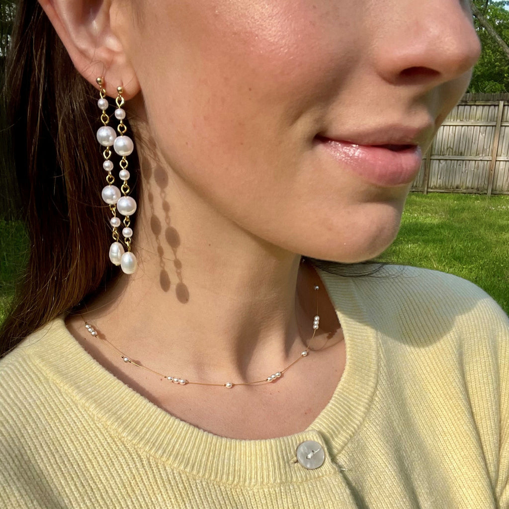 Pearl Drop Earrings