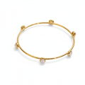 Pearl Station Bangle Gold