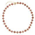 pink rhinestone necklace