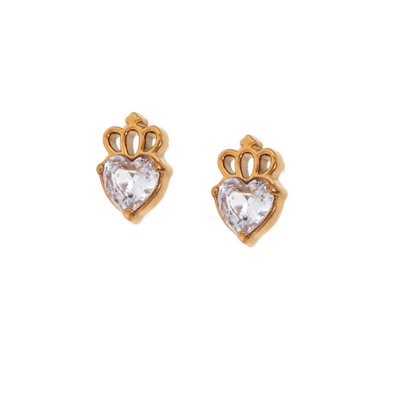 Queen of Heart Studs