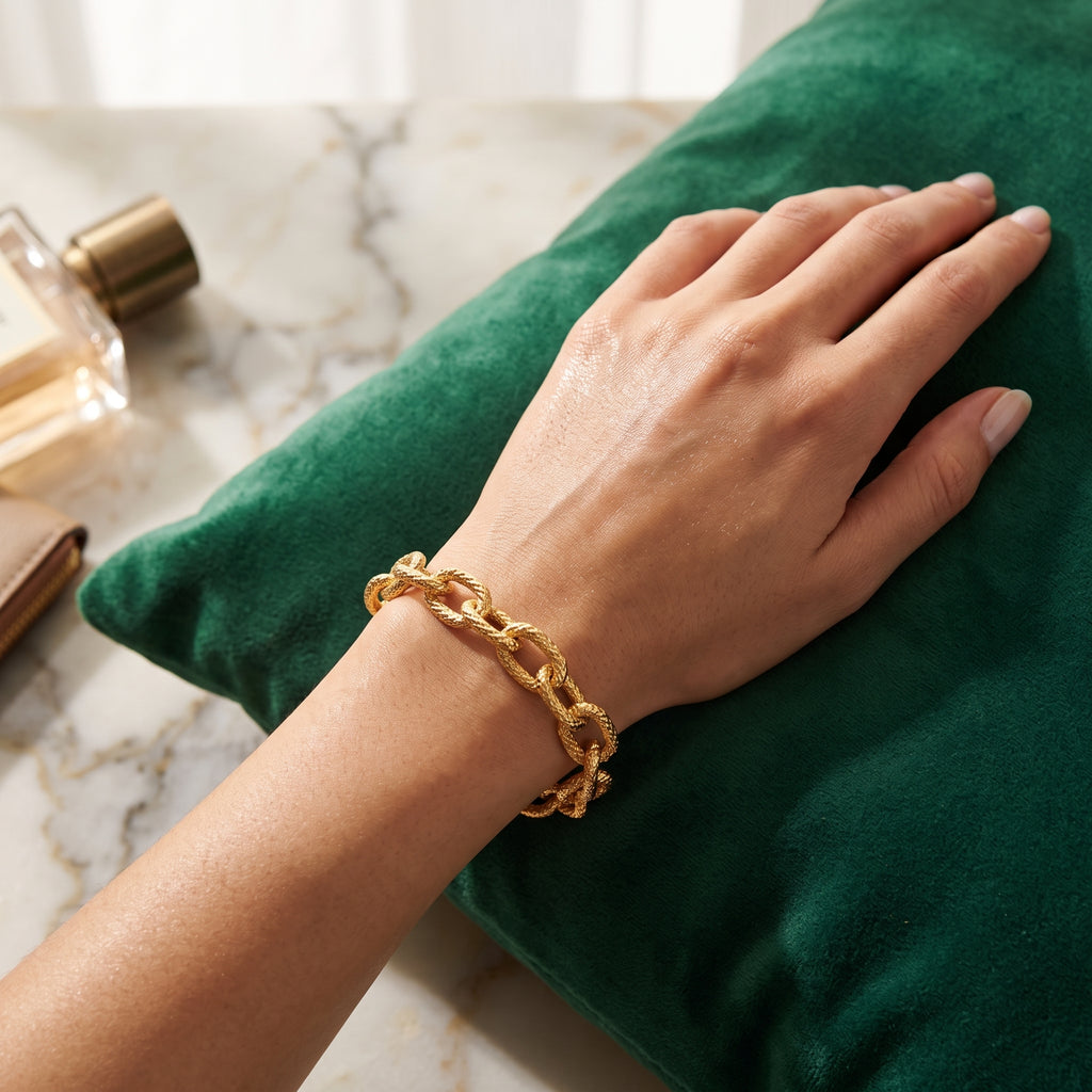 waterproof gold bracelet