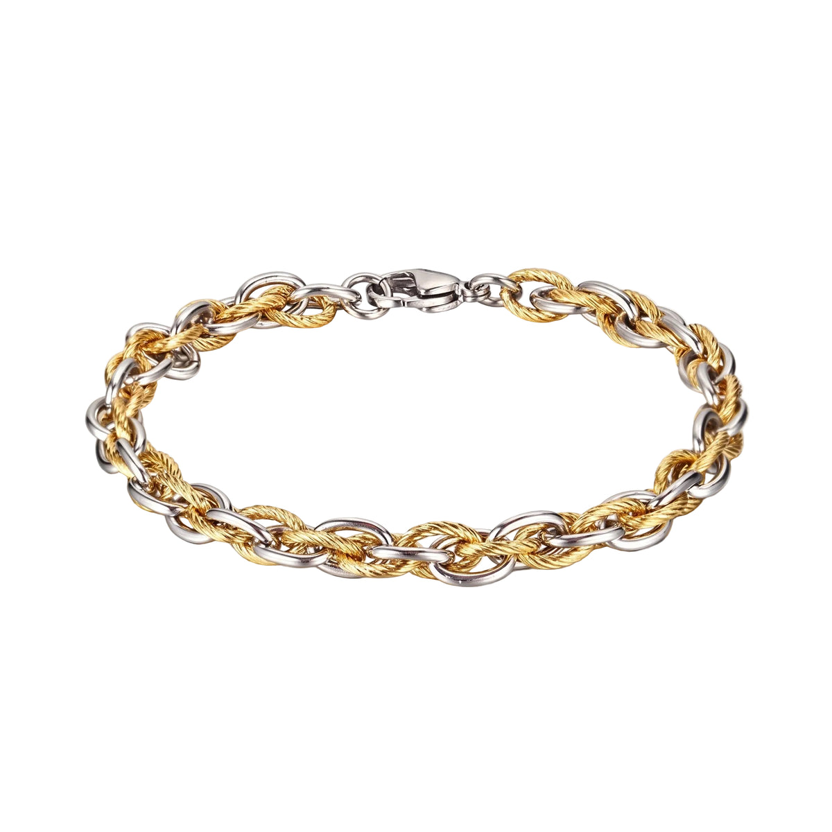 silver and gold braided waterproof