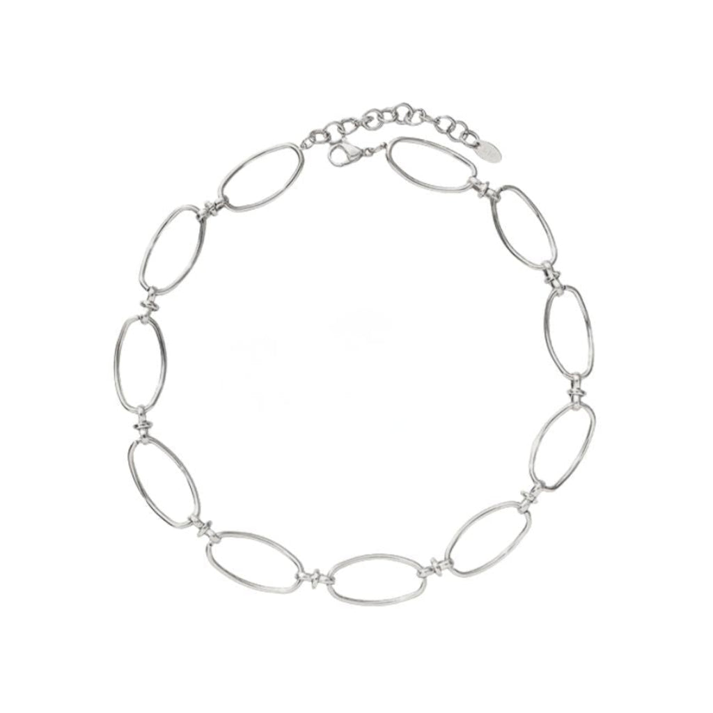 silver waterproof chain necklace