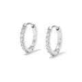 small diamond hoops