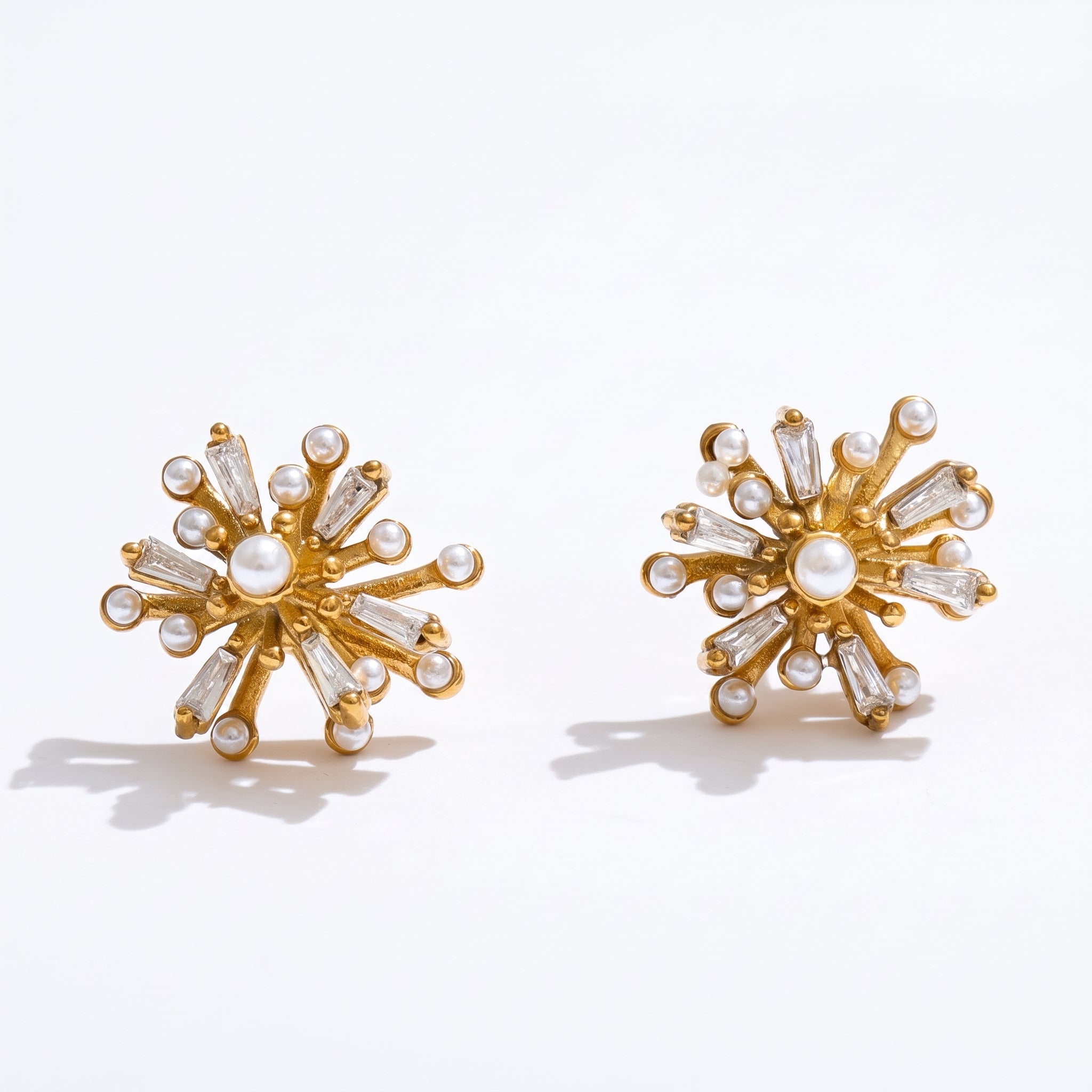 waterproof starburst earrings