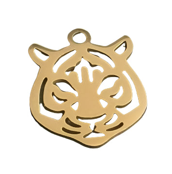 Tiger Face Charm