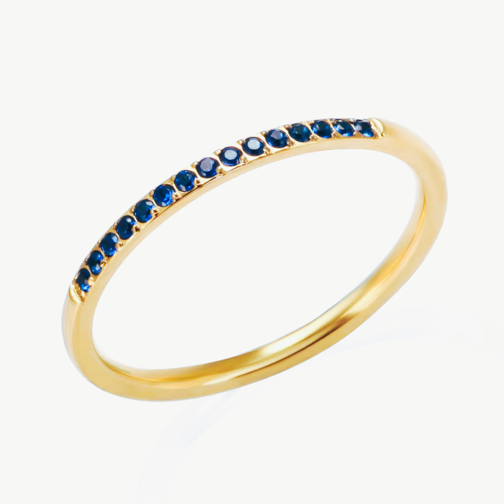Whisper Thin Blue Ring