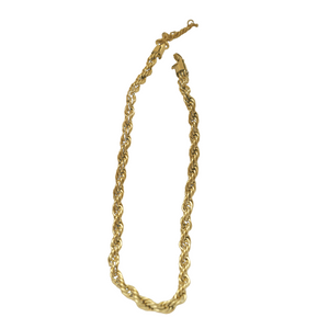 Chunky Rope Chain - 8mm - 18" plus 2"