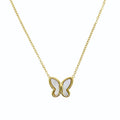Butterfly Mother of Pearl Necklace