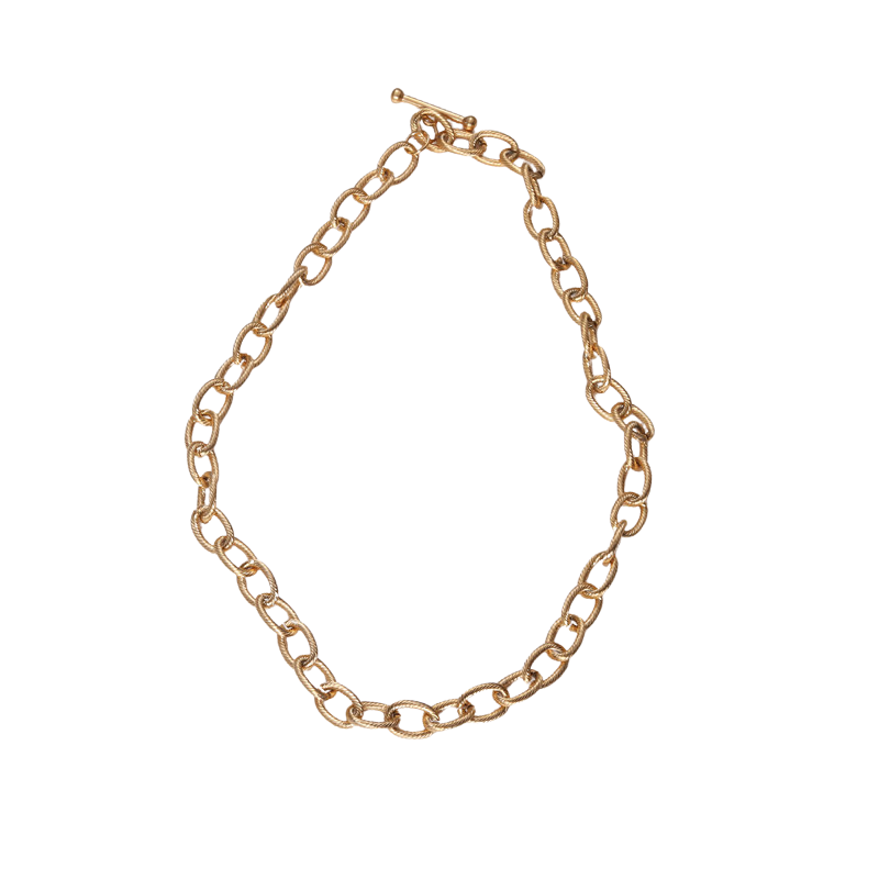 Chunky Chain with Rope Edging