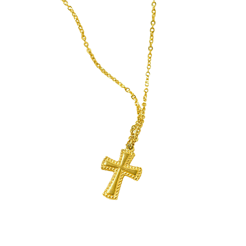 Cross with Bead Edge