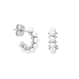 Fabulous Pearl Huggie Earrings