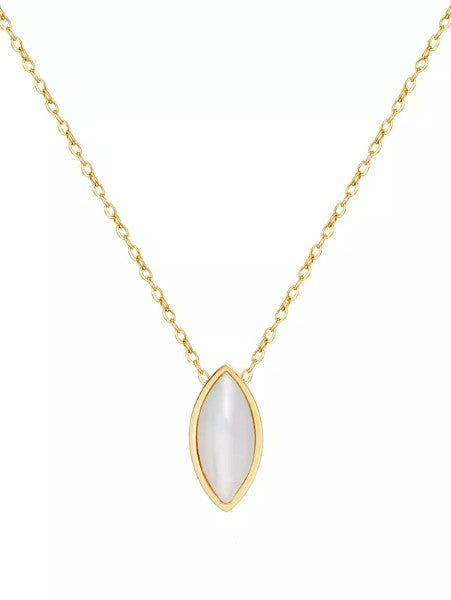 Marquis Mother of Pearl Necklace