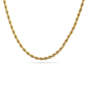 3mm - Rope Chain Gold