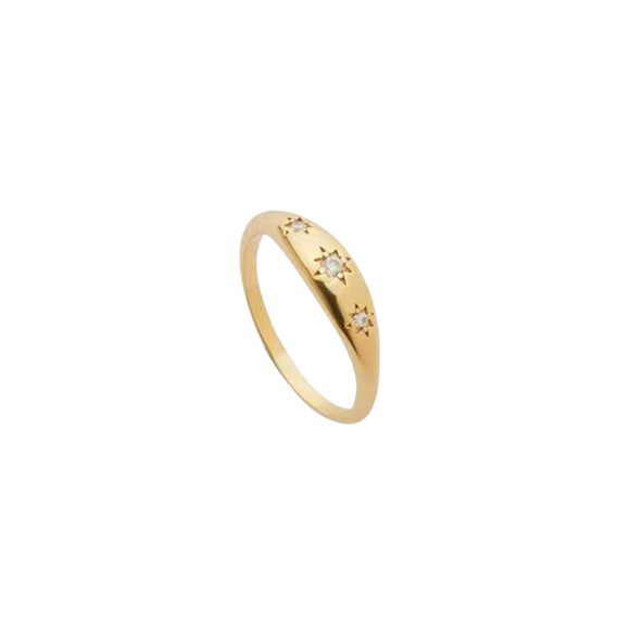 Star Dome Band Ring