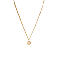 White Fire Opal Necklace