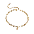 Anklet - Figaro with Initial
