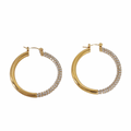 Pave Diamond (Simulated) Hoops