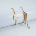 Initial Bracelet - Mother of Pearl